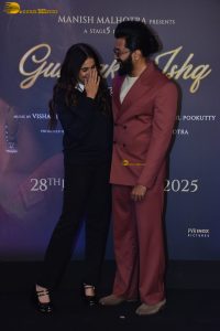Gustaakh Ishq Screening attended by Vijay Varma, Fatim Sana Shaikh, Kajol, Disha Patani, Shriya, Mouni Roy, Rekha, and others