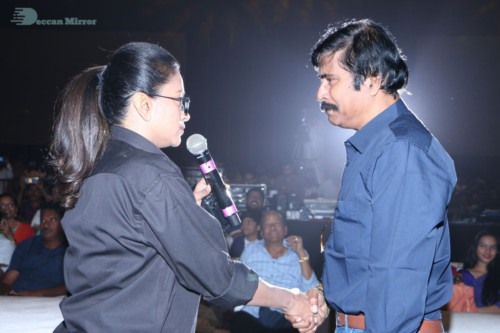 HIT Movie Prerelease Event attended by Ruhani Sharma, Vishwak Sen, Anushka and Rajamouli