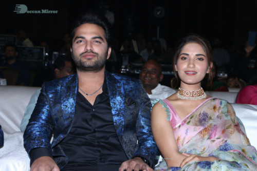 HIT Movie Prerelease Event attended by Ruhani Sharma, Vishwak Sen, Anushka and Rajamouli