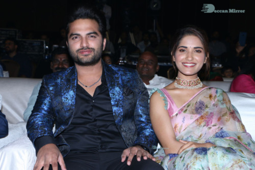 HIT Movie Prerelease Event attended by Ruhani Sharma, Vishwak Sen, Anushka and Rajamouli