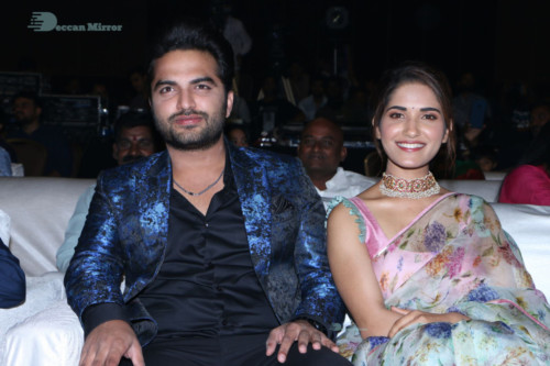 HIT Movie Prerelease Event attended by Ruhani Sharma, Vishwak Sen, Anushka and Rajamouli