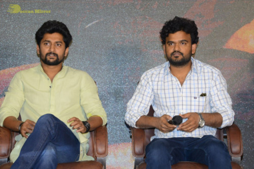 Telugu Movie HIT cast and crew Press Meet attended by Ruhani Sharma, Vishwak Sen and Nani