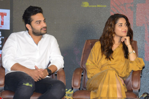 Telugu Movie HIT cast and crew Press Meet attended by Ruhani Sharma, Vishwak Sen and Nani