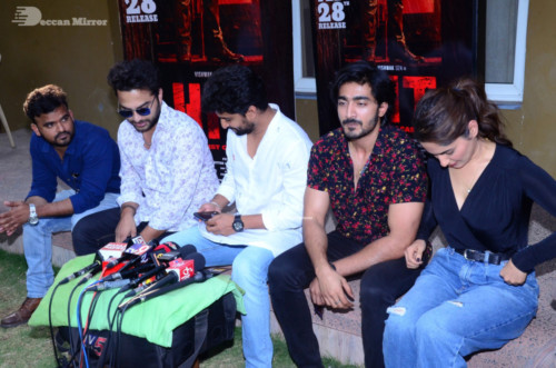 HIT Movie Success Celebrations attended by Ruhani Sharma and Vishwak