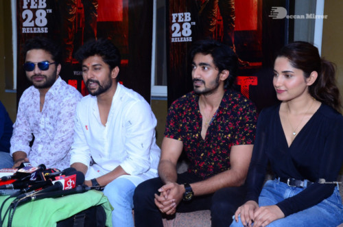 HIT Movie Success Celebrations attended by Ruhani Sharma and Vishwak
