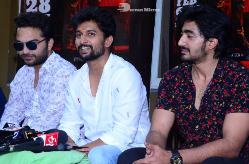 HIT Movie Success Celebrations attended by Ruhani Sharma and Vishwak