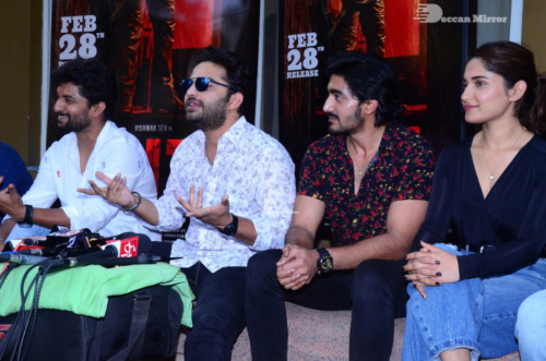 HIT Movie Success Celebrations attended by Ruhani Sharma and Vishwak