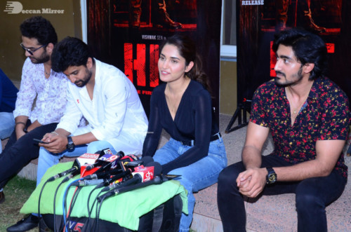 HIT Movie Success Celebrations attended by Ruhani Sharma and Vishwak