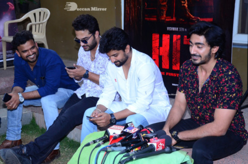 HIT Movie Success Celebrations attended by Ruhani Sharma and Vishwak