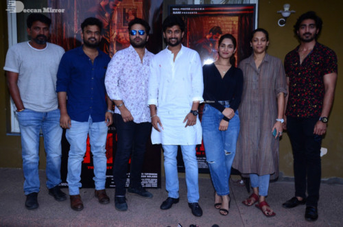 HIT Movie Success Celebrations attended by Ruhani Sharma and Vishwak