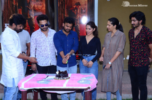 HIT Movie Success Celebrations attended by Ruhani Sharma and Vishwak