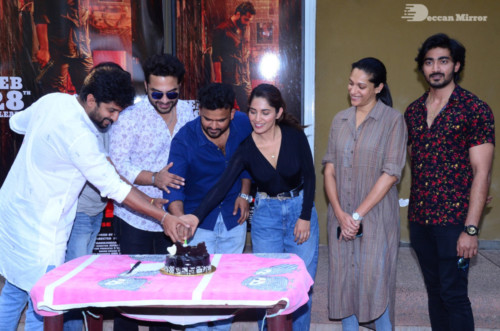 HIT Movie Success Celebrations attended by Ruhani Sharma and Vishwak
