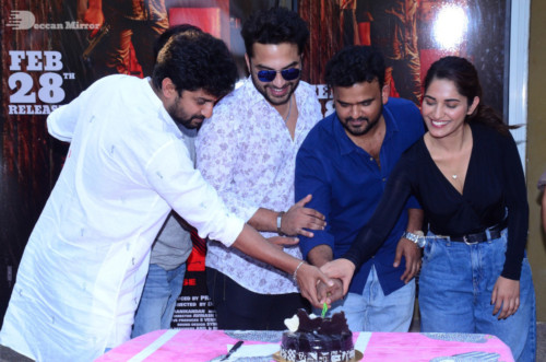 HIT Movie Success Celebrations attended by Ruhani Sharma and Vishwak