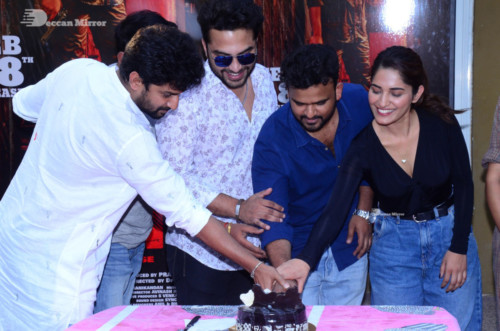 HIT Movie Success Celebrations attended by Ruhani Sharma and Vishwak