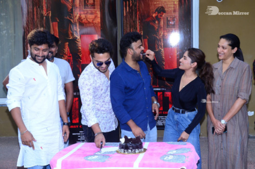 HIT Movie Success Celebrations attended by Ruhani Sharma and Vishwak