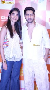 Varun Dhawan and Pooja Hegde promote Hai Jawani Toh Ishq Hona Hai