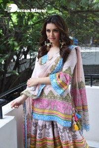 Actress Hansika Motwani smilingly poses for pictures