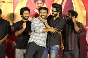 Hanuman 100 Days Celebrations attended by Teja Sajja, Prasanth Varma, and other cast and crew