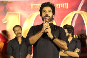 Hanuman 100 Days Celebrations attended by Teja Sajja, Prasanth Varma, and other cast and crew