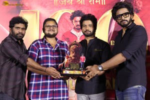 Hanuman 100 Days Celebrations attended by Teja Sajja, Prasanth Varma, and other cast and crew