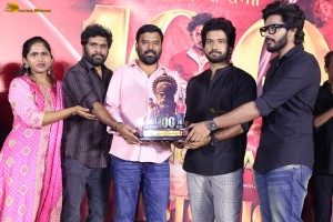Hanuman 100 Days Celebrations attended by Teja Sajja, Prasanth Varma, and other cast and crew