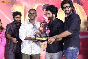 Hanuman 100 Days Celebrations attended by Teja Sajja, Prasanth Varma, and other cast and crew