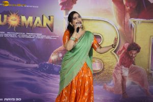 Hanuman 3D Press Meet attended by Teja Sajja, Amritha Aiyer, and Sai Dharam Tej