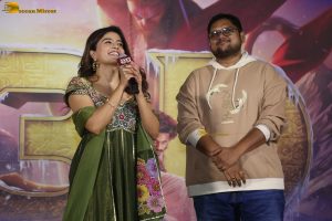 Hanuman 3D Press Meet attended by Teja Sajja, Amritha Aiyer, and Sai Dharam Tej