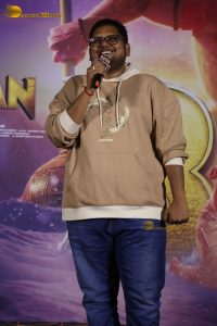 Hanuman 3D Press Meet attended by Teja Sajja, Amritha Aiyer, and Sai Dharam Tej