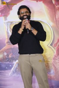Hanuman 3D Press Meet attended by Teja Sajja, Amritha Aiyer, and Sai Dharam Tej