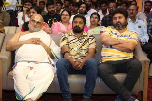 Hanuman Gratitude Meet attended by Teja Sajja, Amritha Aiyer, and Varalaxmi Sarathkumar