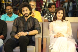 Hanuman Gratitude Meet attended by Teja Sajja, Amritha Aiyer, and Varalaxmi Sarathkumar