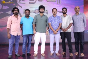 Hanuman Gratitude Meet attended by Teja Sajja, Amritha Aiyer, and Varalaxmi Sarathkumar