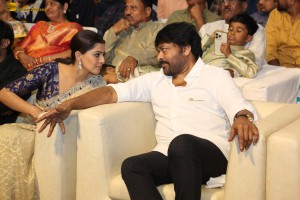 Hanuman Pre-Release Function attended by Teja Sajja, Amritha Aiyer, Varalaxmi Sarathkumar, and Chiranjeevi