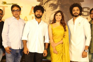 Hanuman Teaser Launch attended by Amritha Aiyer and Teja Sajja
