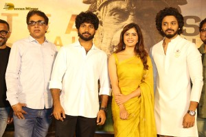 Hanuman Teaser Launch attended by Amritha Aiyer and Teja Sajja