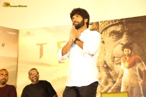 Hanuman Teaser Launch attended by Amritha Aiyer and Teja Sajja