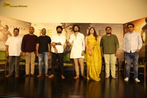 Hanuman Teaser Launch attended by Amritha Aiyer and Teja Sajja
