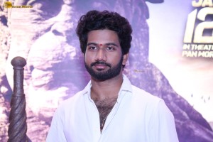 Hanuman Trailer Launch attended by Teja Sajja, Amritha Aiyer, Varalaxmi Sarathkumar, and others
