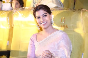 Hanuman Trailer Launch attended by Teja Sajja, Amritha Aiyer, Varalaxmi Sarathkumar, and others