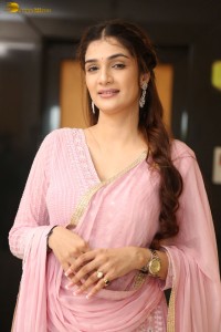 actress Hassini Sudhir ravishing in a pink dress