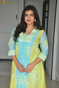 actress Hebah Patel sweet looks in a salwar dress