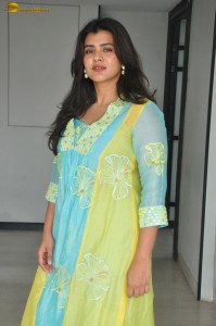 actress Hebah Patel sweet looks in a salwar dress