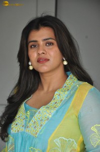 actress Hebah Patel sweet looks in a salwar dress