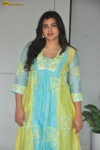 actress Hebah Patel sweet looks in a salwar dress
