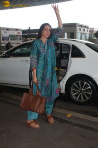 bollywood actress Hema Malini beautiful in a green salwar dress