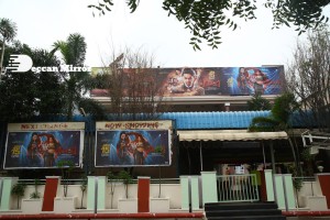 Hero Team Ashok Galla, Nidhhi Agerwal, Jagapathi Babu, Naresh visit Mallikarjuna Theatre