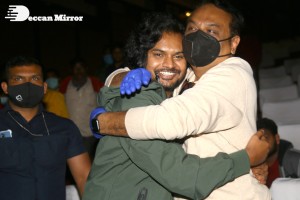 Hero Team Ashok Galla, Nidhhi Agerwal, Jagapathi Babu, Naresh visit Mallikarjuna Theatre