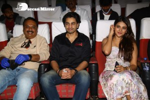 Hero Team Ashok Galla, Nidhhi Agerwal, Jagapathi Babu, Naresh visit Mallikarjuna Theatre