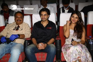 Hero Team Ashok Galla, Nidhhi Agerwal, Jagapathi Babu, Naresh visit Mallikarjuna Theatre